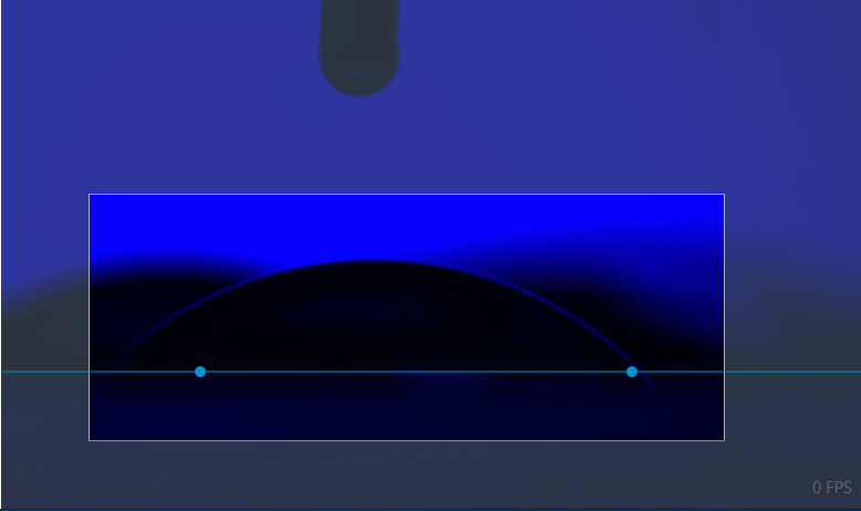 在昏暗模糊背景下準(zhǔn)確測量接觸角